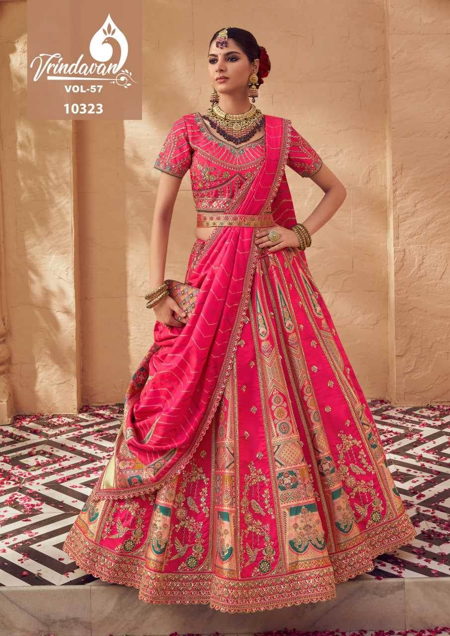 Banarasi Soft Silk Lehenga - MYLUXURY LANE ENTERPRISE